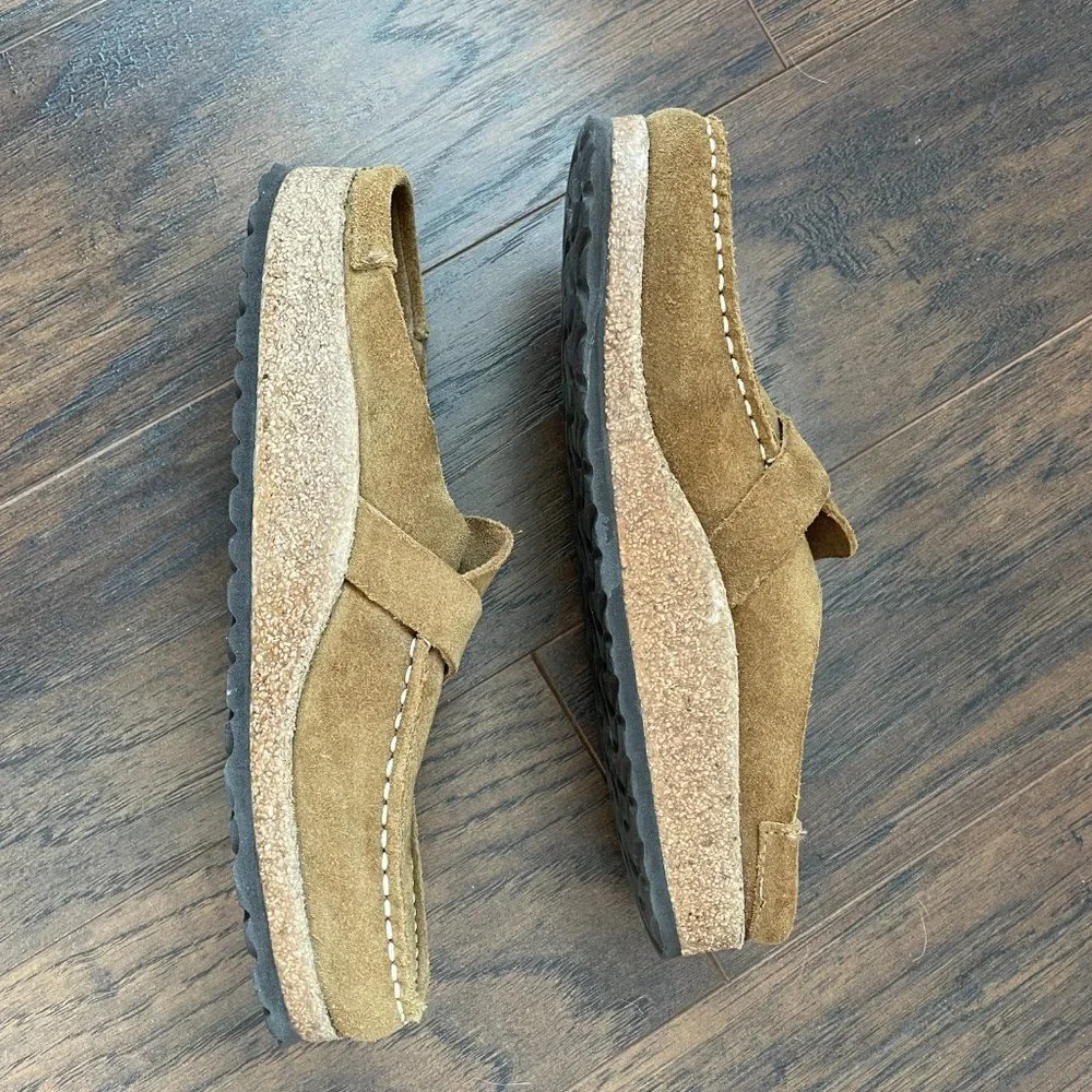 Birkenstock Brown Suede Mules - Picture 5 of 7